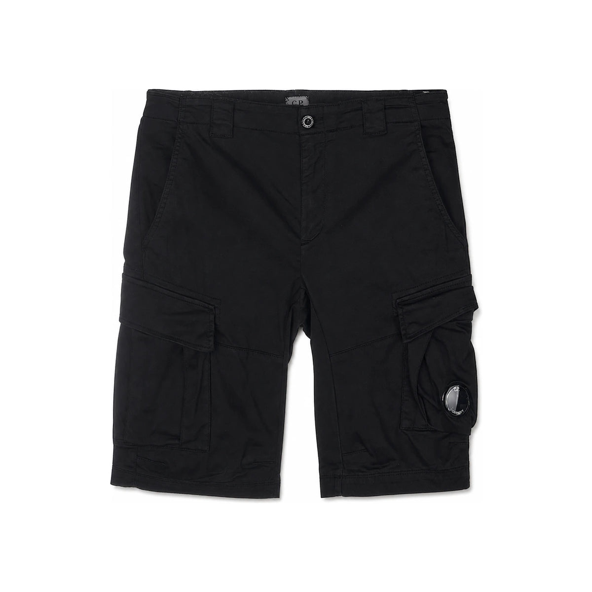 CP Company Black Cargo Shorts Men’s Cotton Ripstop Shorts