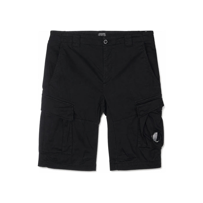 CP Company Black Cargo Shorts Men’s Cotton Ripstop Shorts