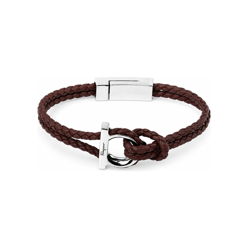 Ferragamo Leather Men's Bracelet