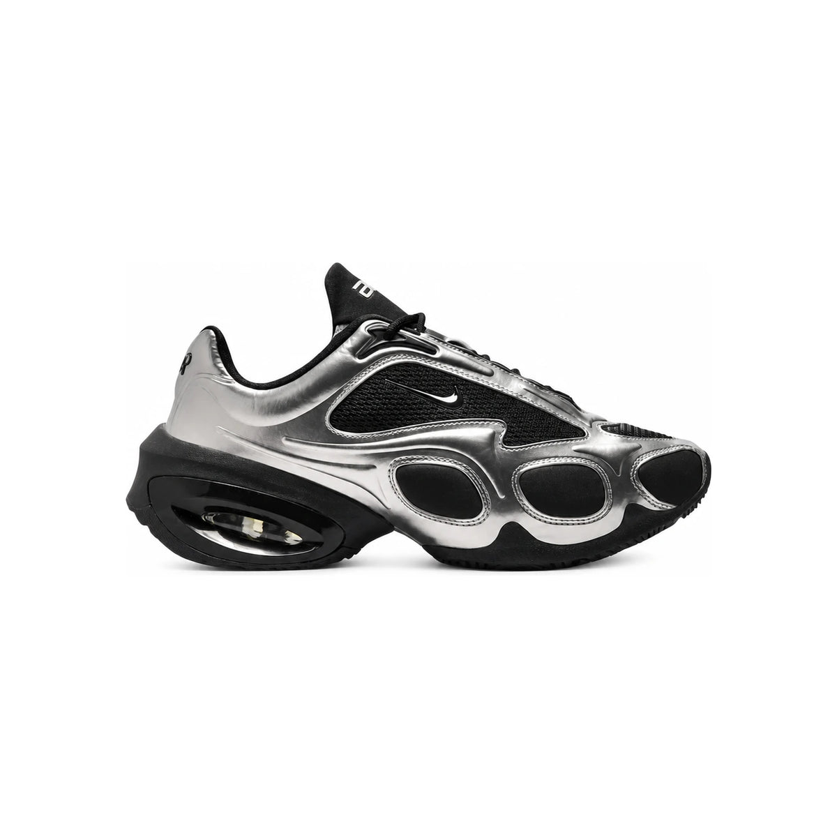 Nike Air Max Muse Black/Metallic Silver Low-Top Sneakers