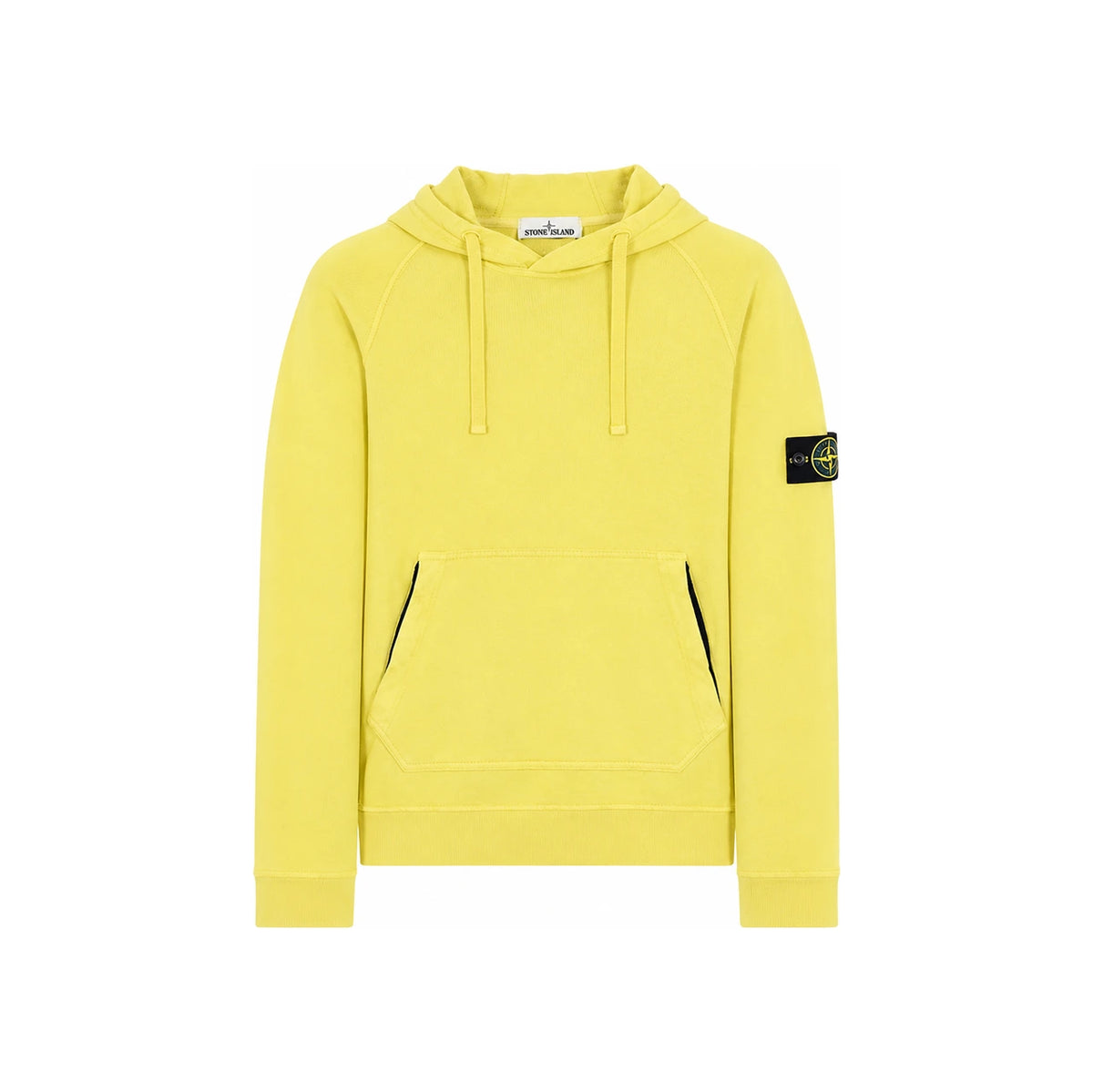 STONE ISLAND Lemon 15th Anniversary Badge Patch Hoodie