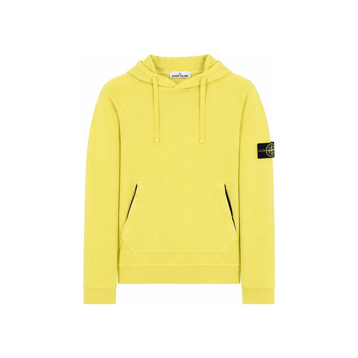 STONE ISLAND Lemon 15th Anniversary Badge Patch Hoodie