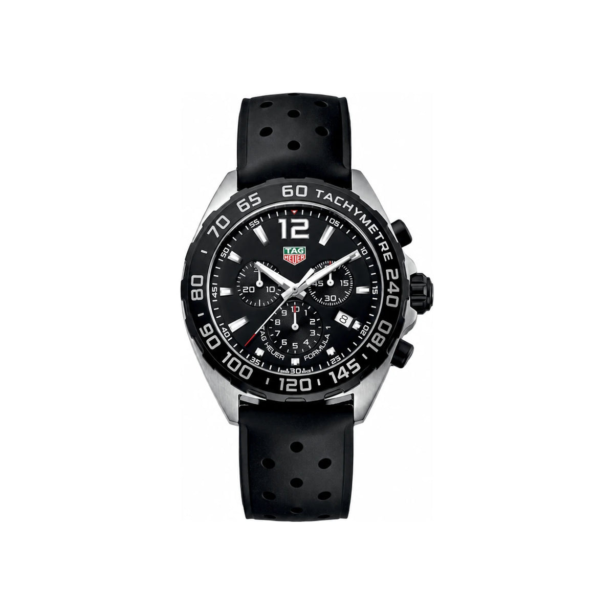 Tag Heuer Black Rubber Strap Formula 1 Quartz 43mm Men’s Watch CAZ1010 FT8024