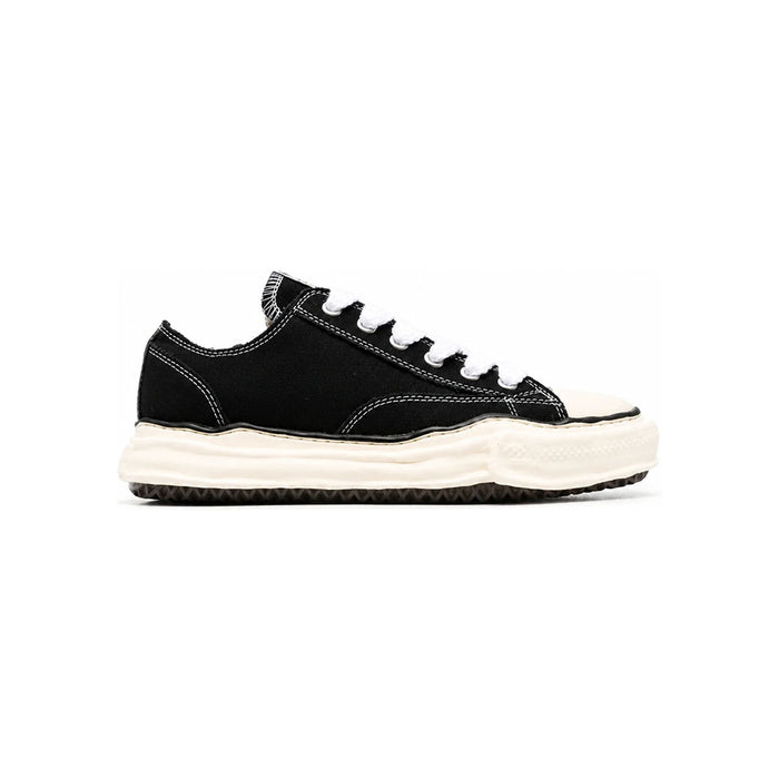 Maison Mihara Yasuhiro Peterson OG Sole Canvas Low-Top Sneakers Black