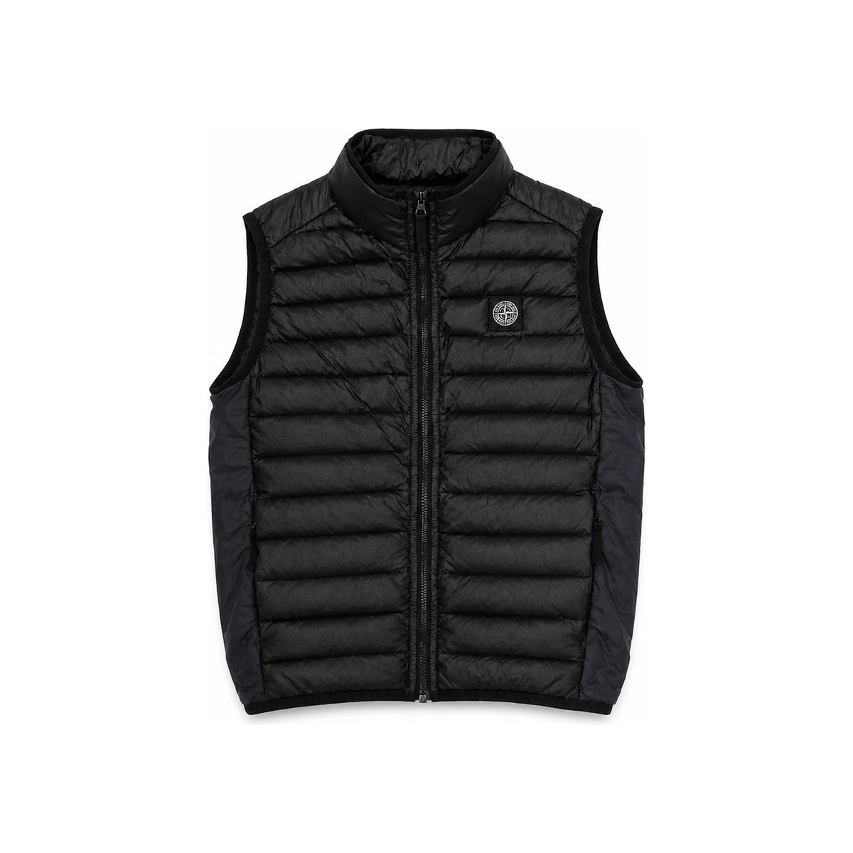 STONE ISLAND Quilted Knit Vest Black Women’s