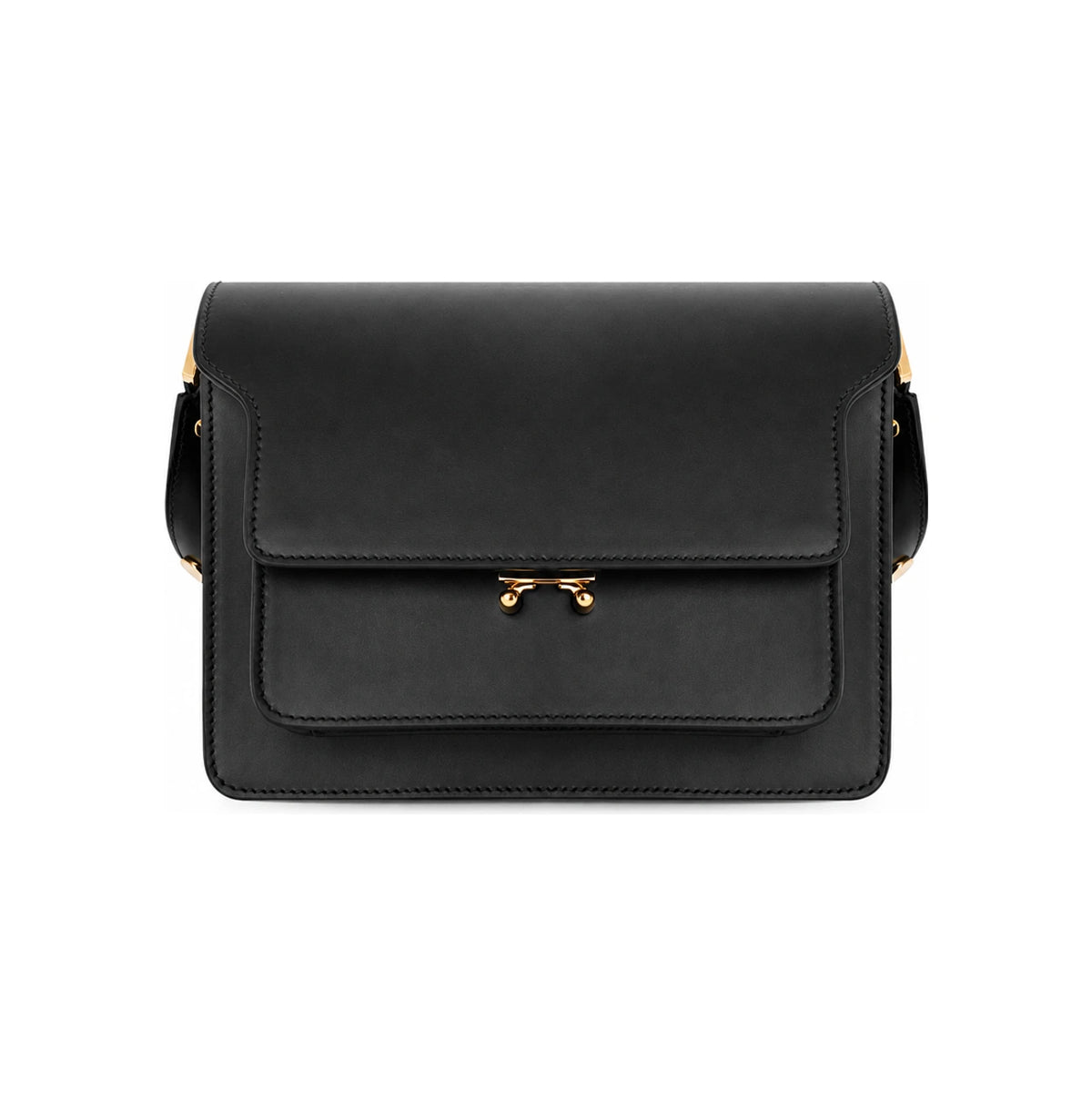 Marni Black Leather Shoulder Bag for Women