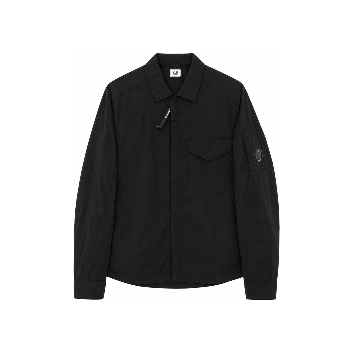 CP Company Lens Zip-Up Shirt Jacket Black Men’s Jacket