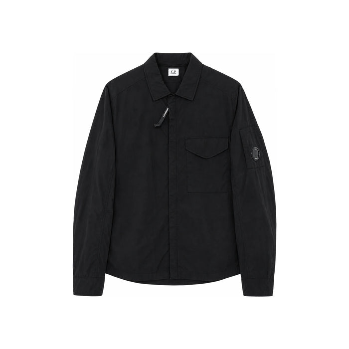 CP Company Lens Zip-Up Shirt Jacket Black Men’s Jacket