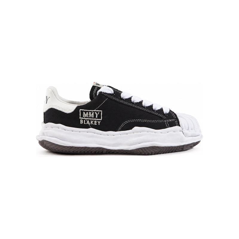 Maison Mihara Yasuhiro Black Canvas Blakey Low OG Sole Sneakers