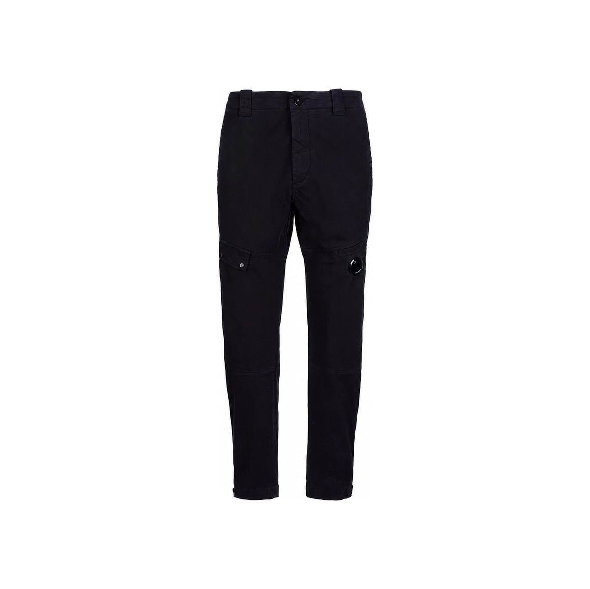 CP Company Black Lens Badge Zip Cargo Pants