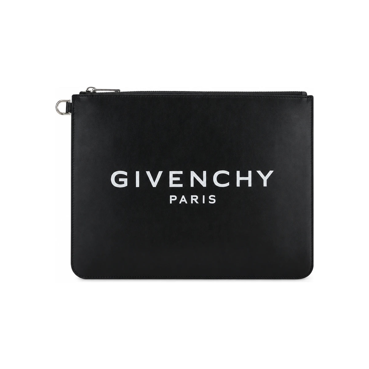 GIVENCHY Black Leather Unisex Clutch Bag