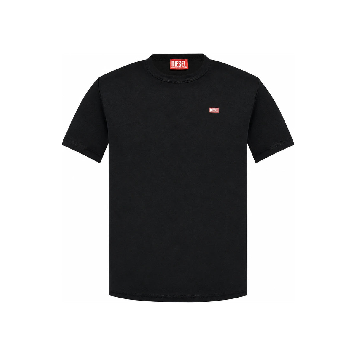 DIESEL Logo Short Sleeve T-Shirt for Men Black