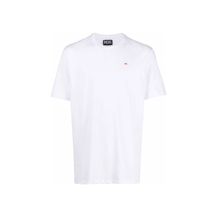 DIESEL White Short Sleeve T-Shirt Unisex