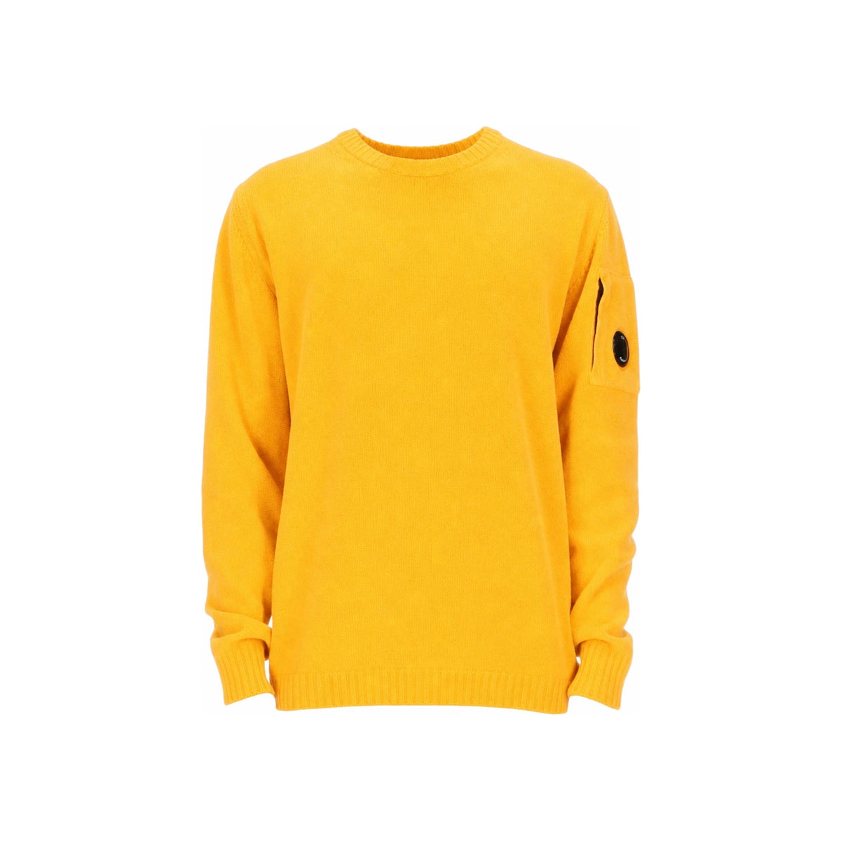 CP Company Lens Logo Crewneck Knit Sweater for Men 12CMKN109A 004128G 239
