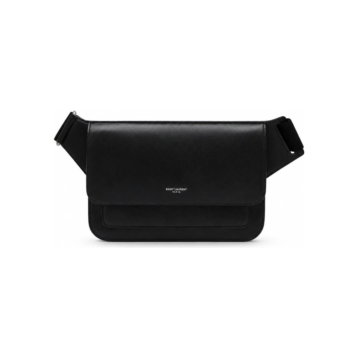 Saint Laurent Leather Belt Bag Black YSL Crossbody Bag