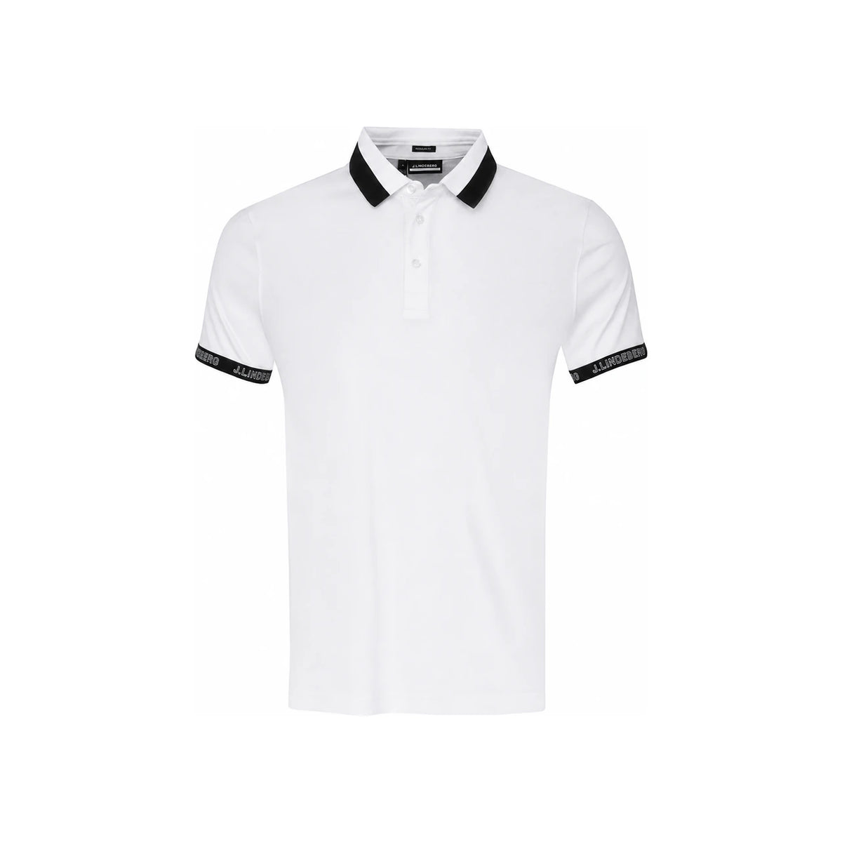 J LINDEBERG GUY Regular Fit Polo Shirt Men's White
