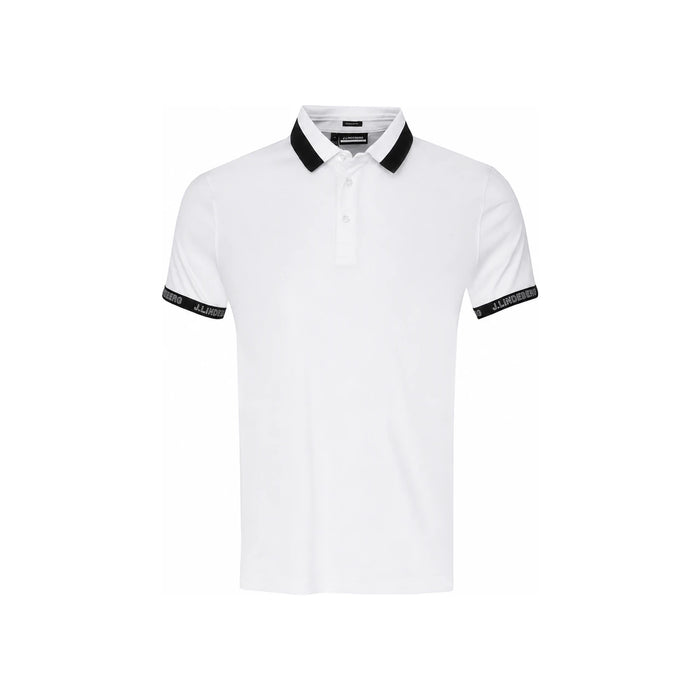 J LINDEBERG GUY Regular Fit Polo Shirt Men's White
