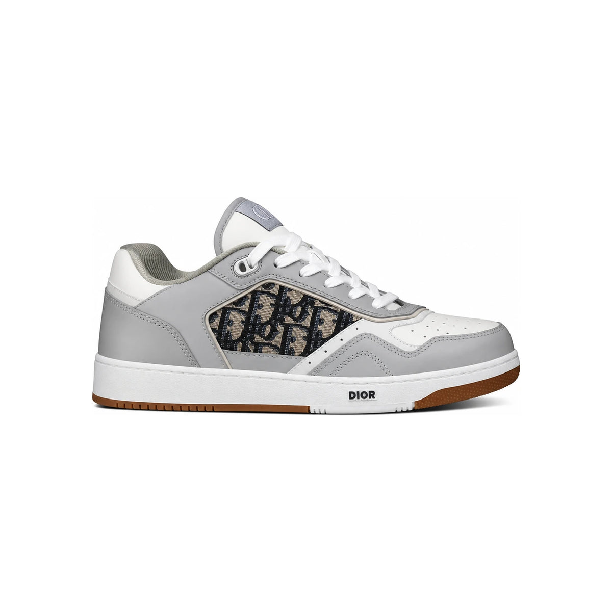 DIOR Men's Oblique Gray Low Top Sneakers 3SN272ZIRR H165