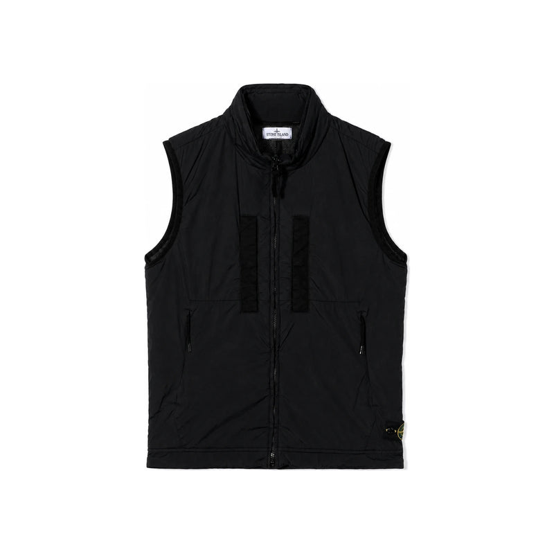 STONE ISLAND Black Down Puffer Vest Women’s