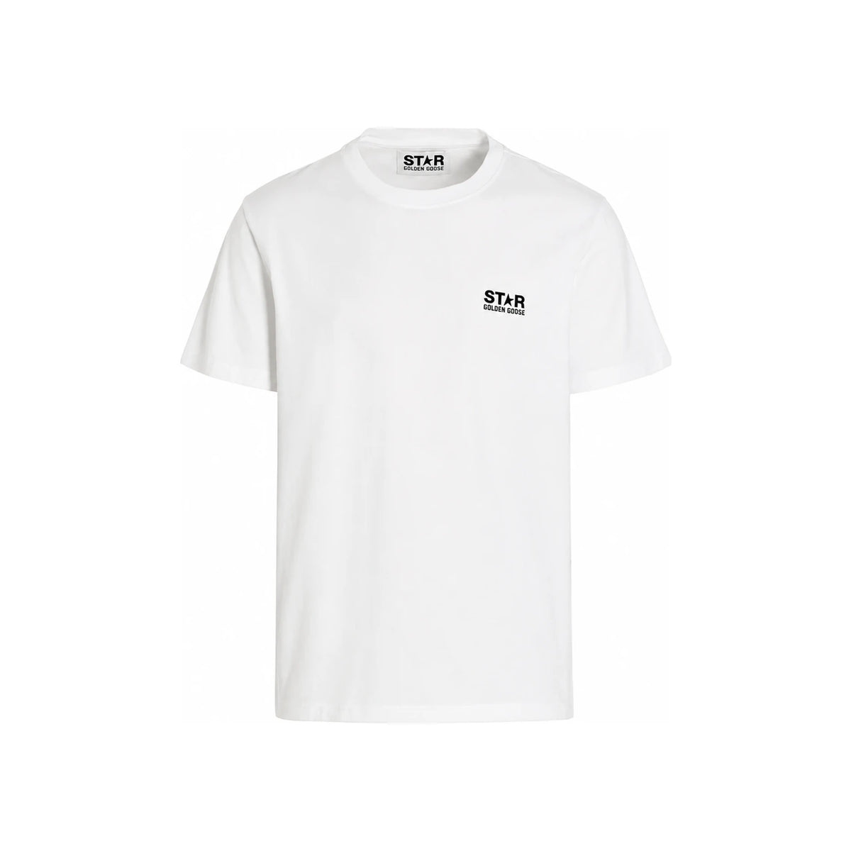GOLDEN GOOSE Men’s Short Sleeve T-Shirt White Cotton