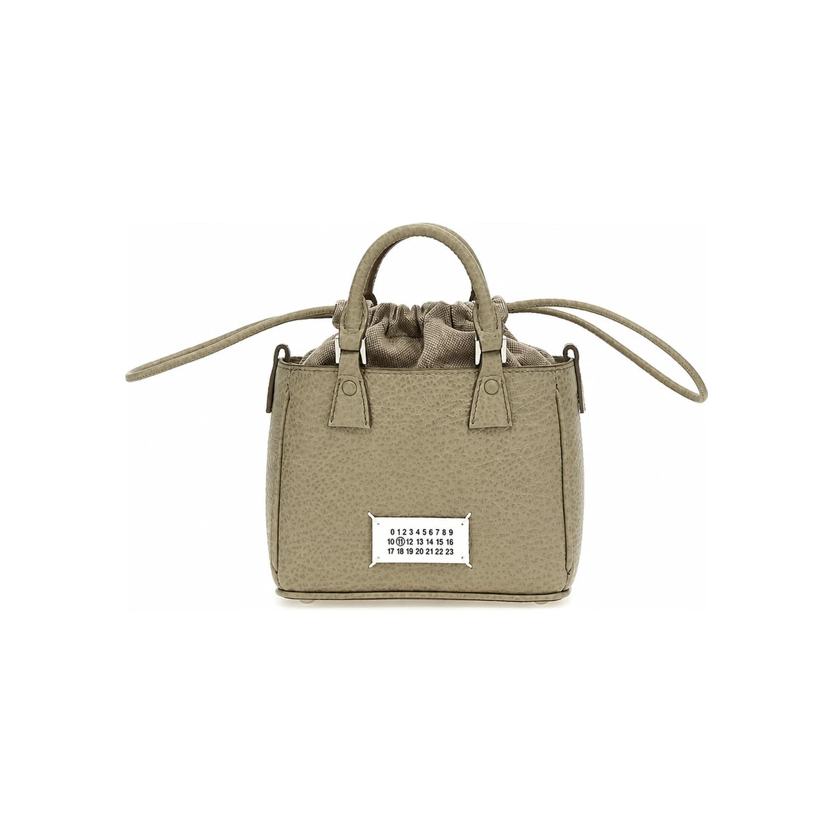 Maison Margiela Black Leather Tote Bag