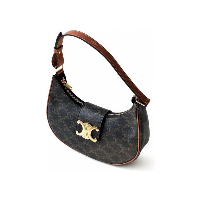 CELINE Ava Triomphe Shoulder Bag for Women 114492BZJ 04LU