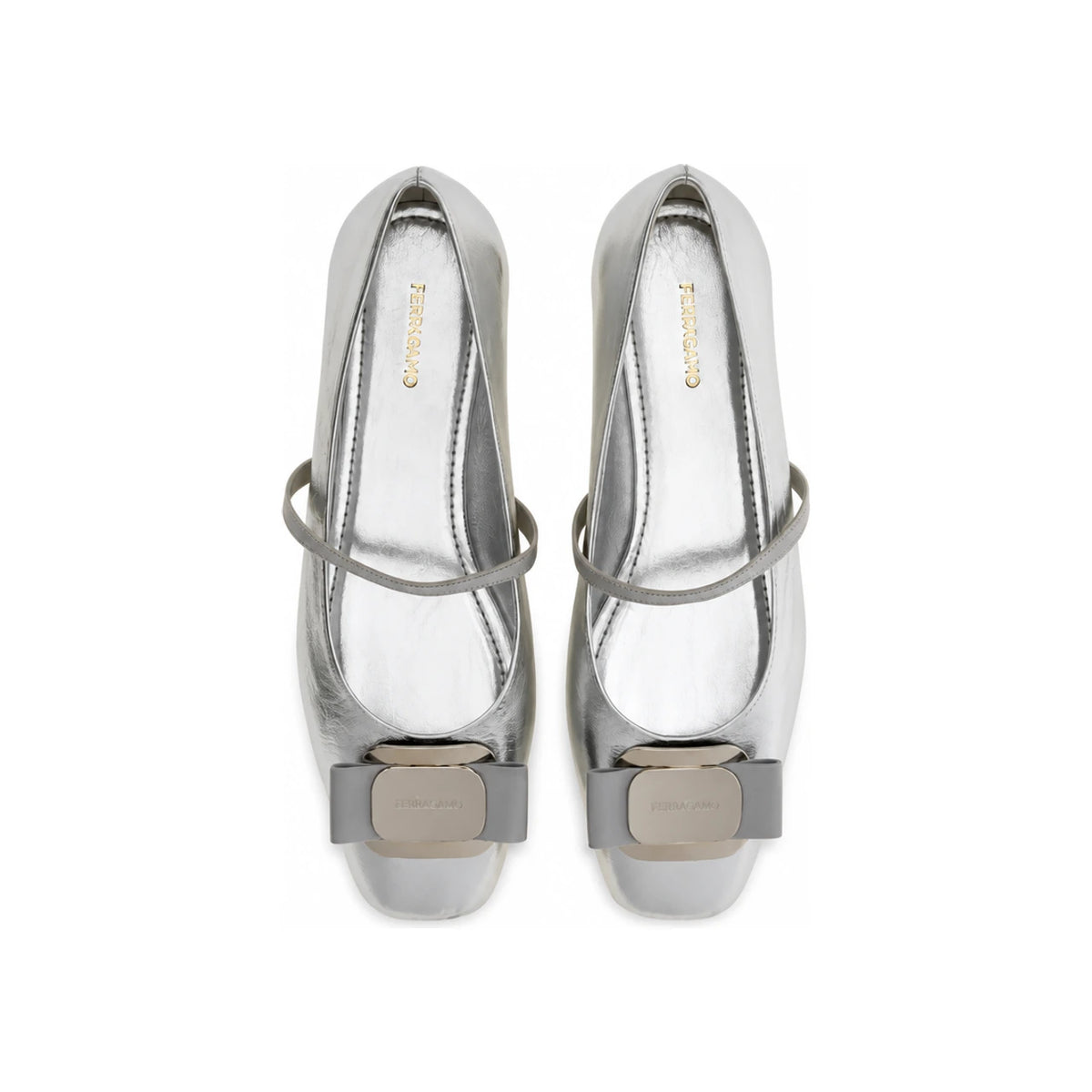 Ferragamo New Vara Bow Plate Women’s Flat Shoes