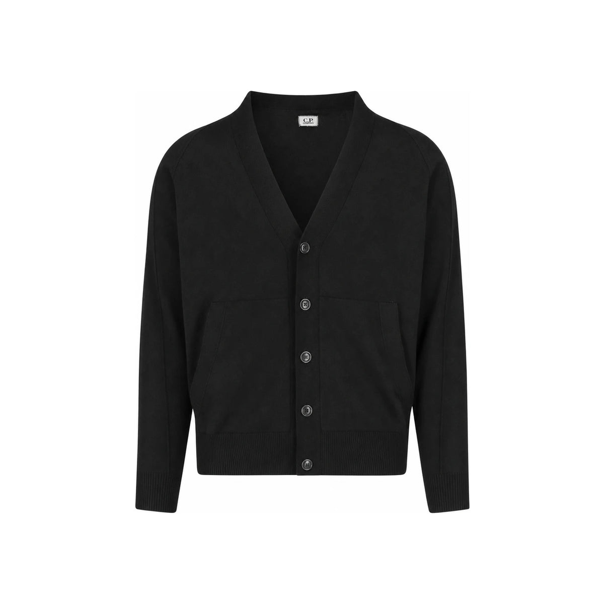 CP Company Black Lens Badge Pocket Cardigan