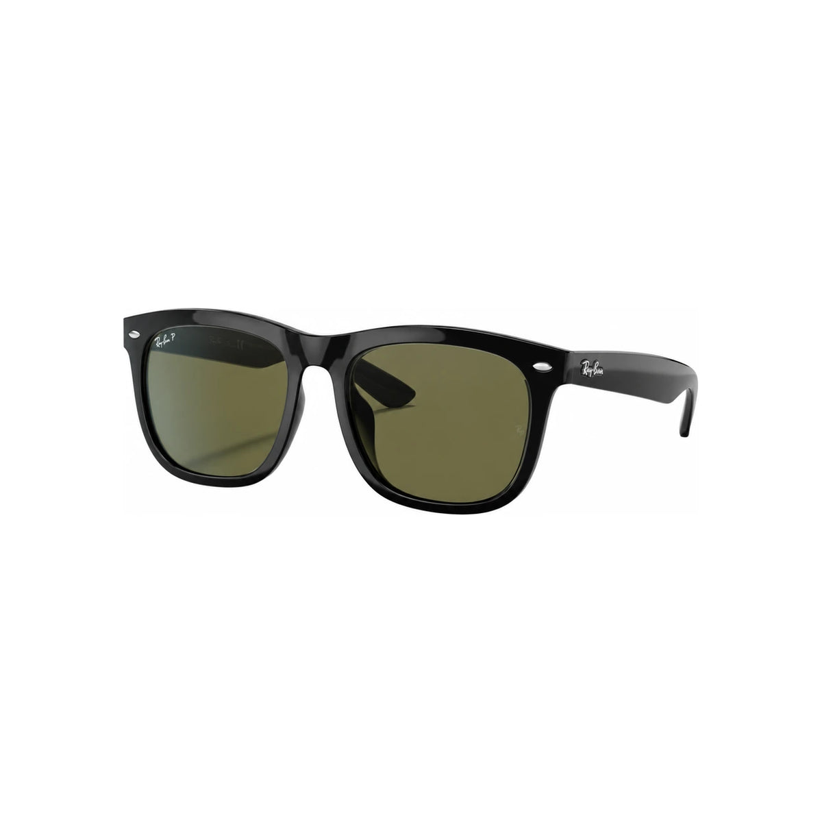 Ray Ban Polarized Sunglasses Black Large Square Frame Asian Fit