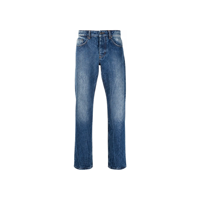 AMI Men’s Classic Slim-Fit Denim Jeans Navy