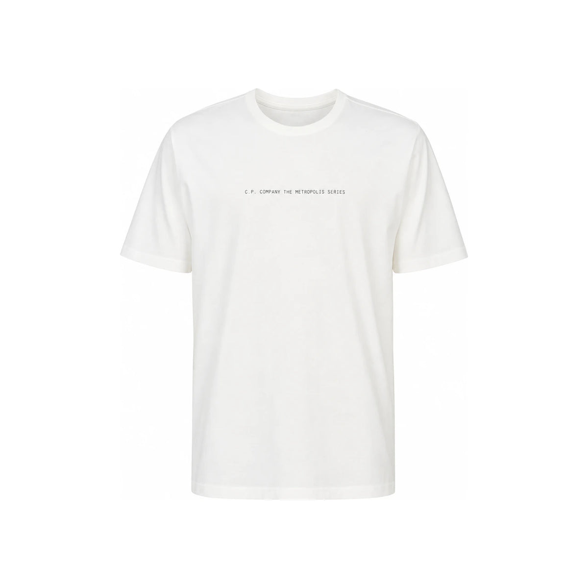 CP Company Men's Short Sleeve T-Shirt White Cotton