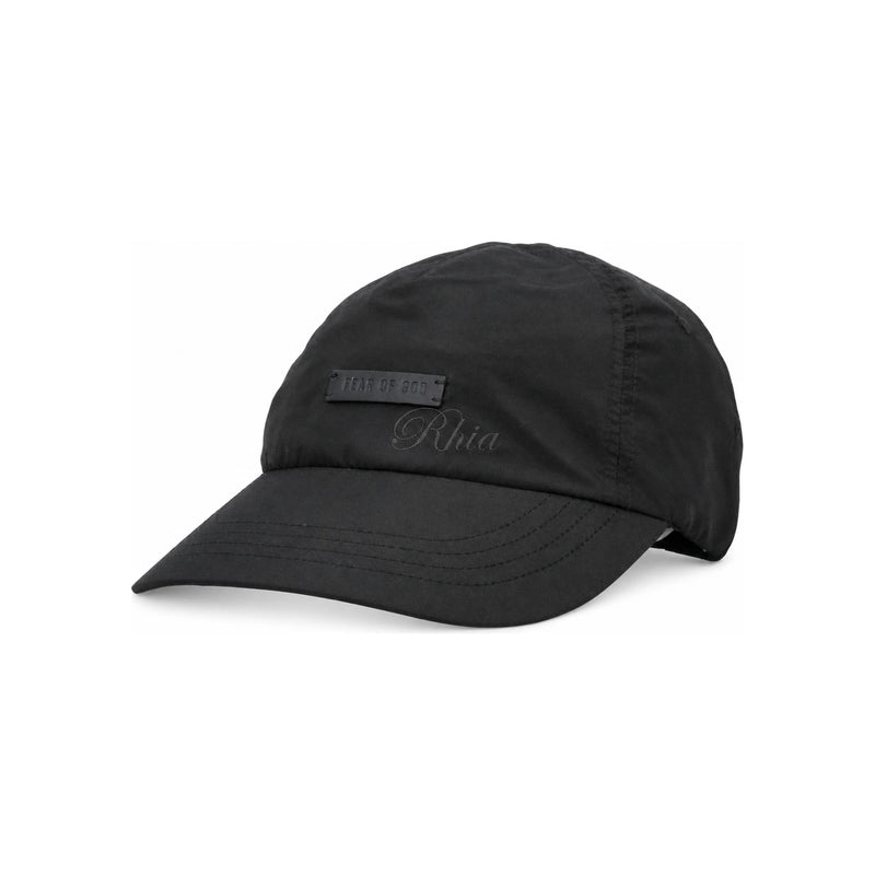 Fear of God Nylon Logo Patch Baseball Cap Black