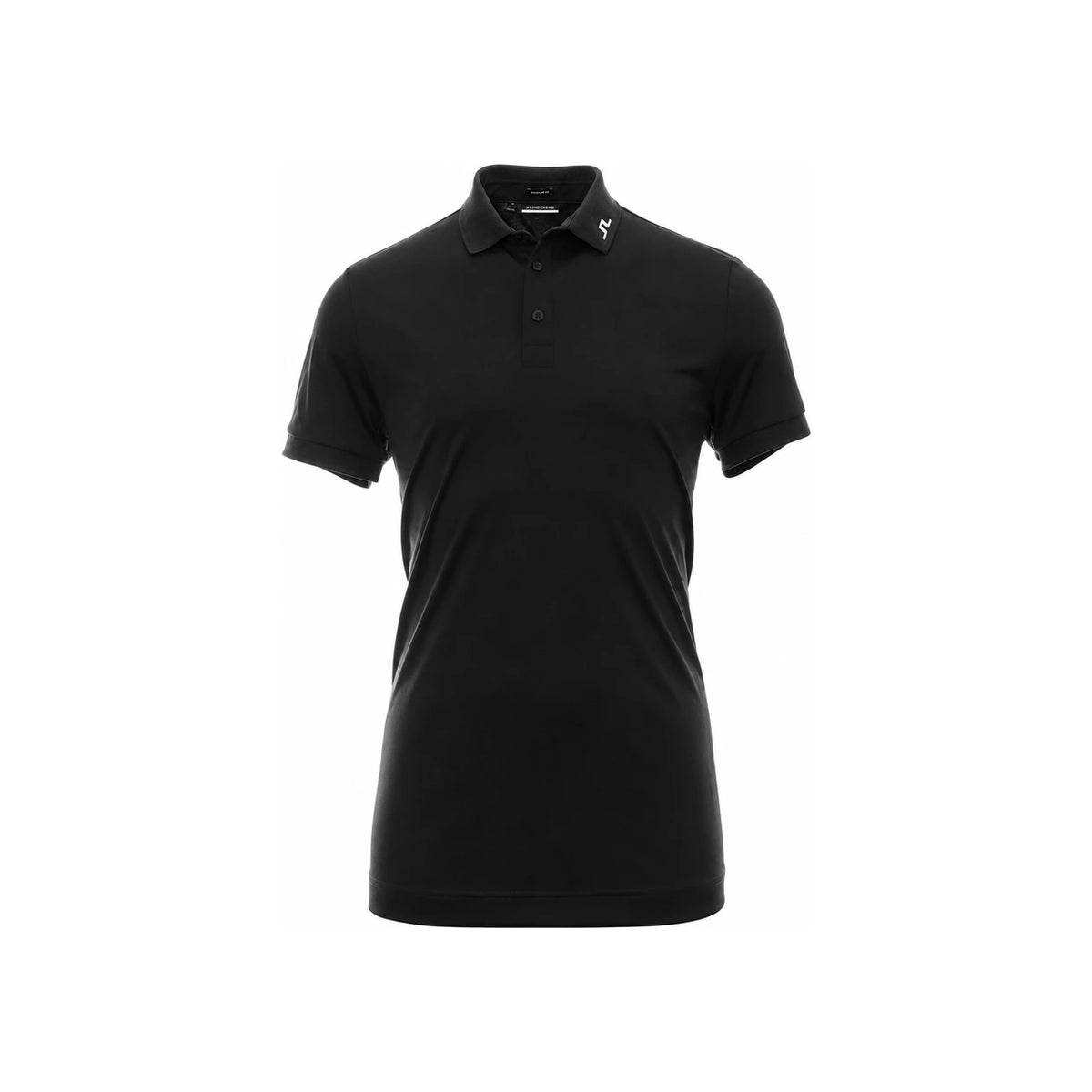 J LINDEBERG KV Logo Embroidered Polo Shirt Black Men