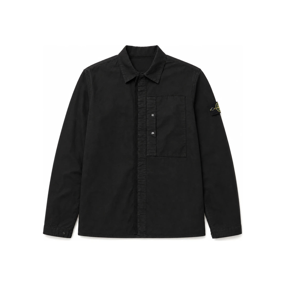 STONE ISLAND Men’s Stretch TC Overshirt Long Sleeve Shirt 1200033 S0010 V0029