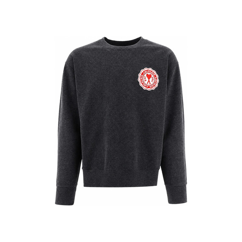 AMI Dark Gray Crewneck Sweatshirt Women’s USW011 739 020
