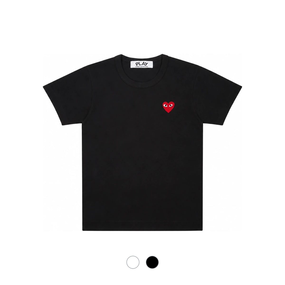 Comme des Garcons Black Heart Patch Unisex Short Sleeve T-Shirt AX T064 051 2