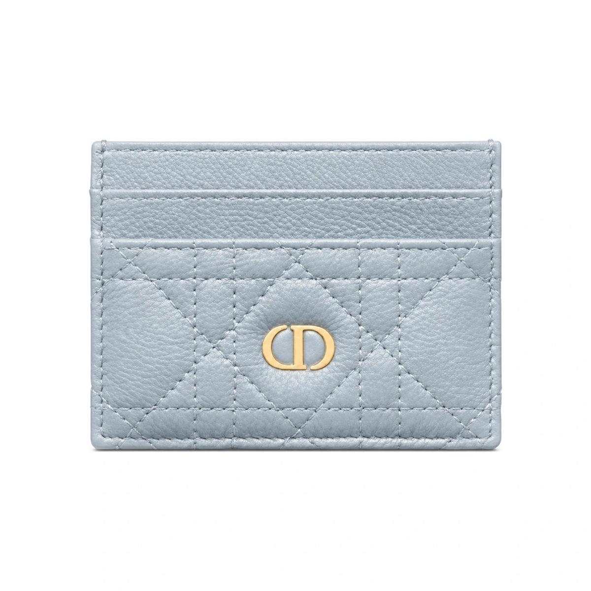 DIOR Caro Freesia Leather Card Holder Wallet S5130UWHC