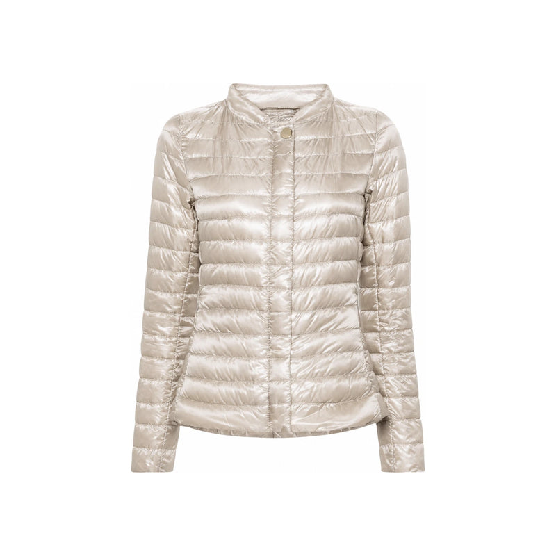 Herno Beige Elena Quilted Lightweight Down Puffer Jacket PI0608DIC 12017Z 1985