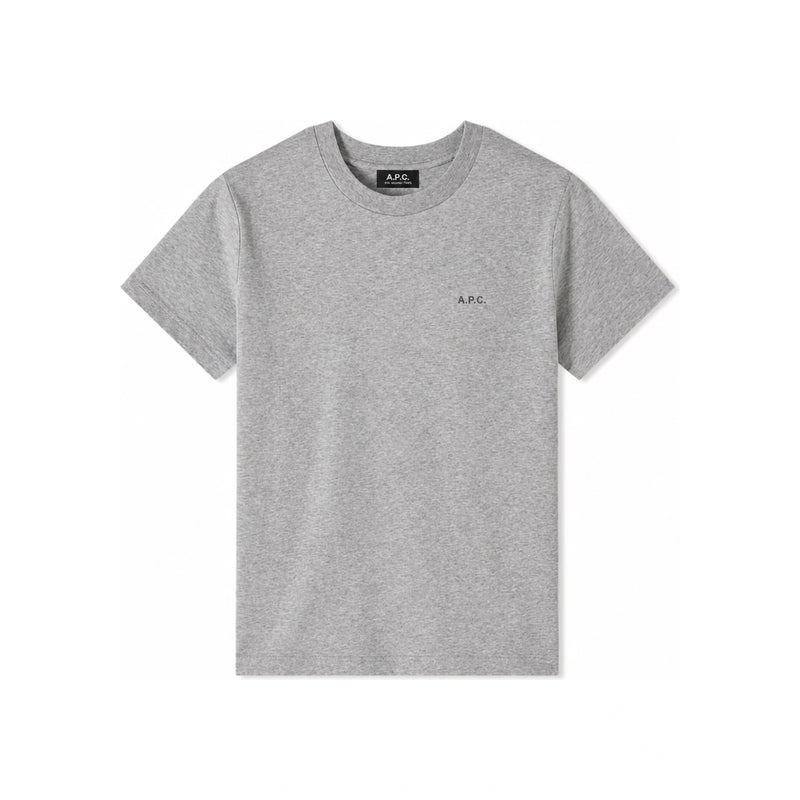 A.P.C. Standard T-Shirt APC Brodee Logo Embroidered Plaid Shirt