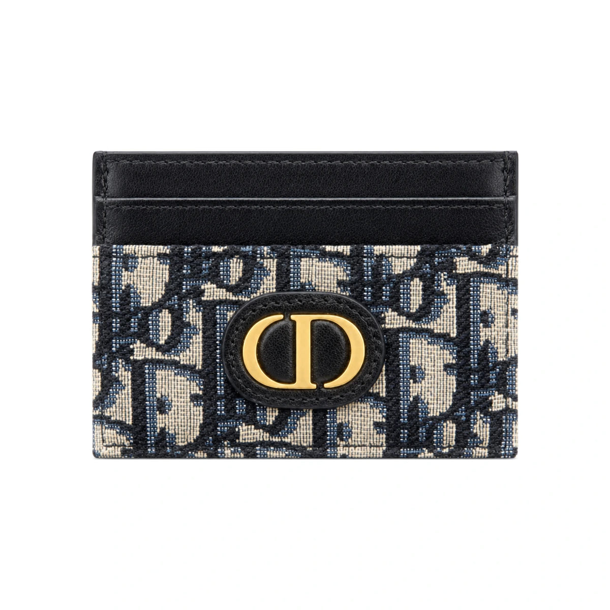 DIOR 30 Montaigne Oblique Canvas Card Holder Wallet
