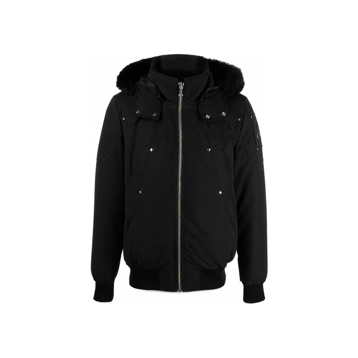 Moose Knuckles Ballistic Bomber Fur Hood Down Jacket