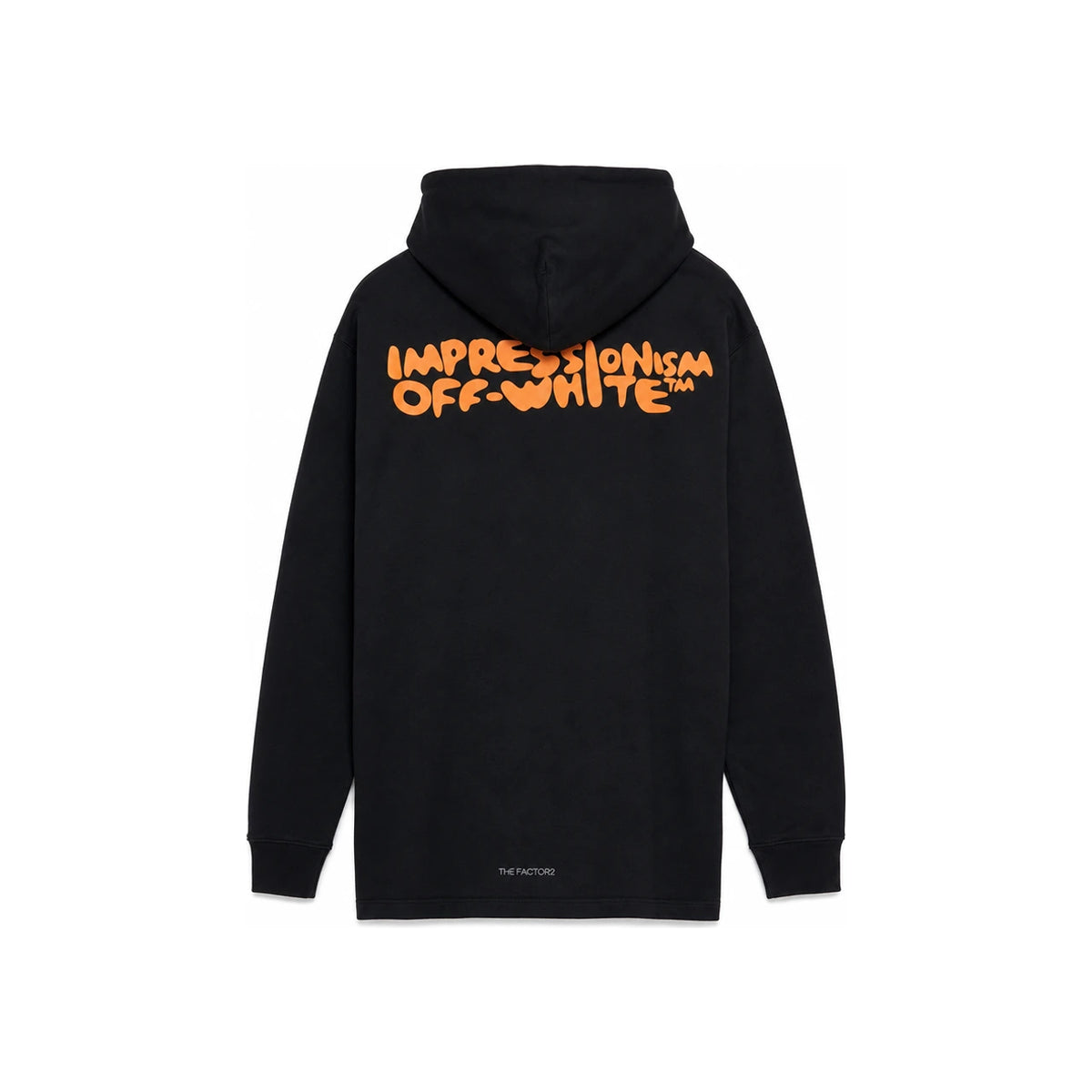 OFF WHITE Black 15th Anniversary Bubble Font Hoodie Men's OMBB042 R19003014 1019