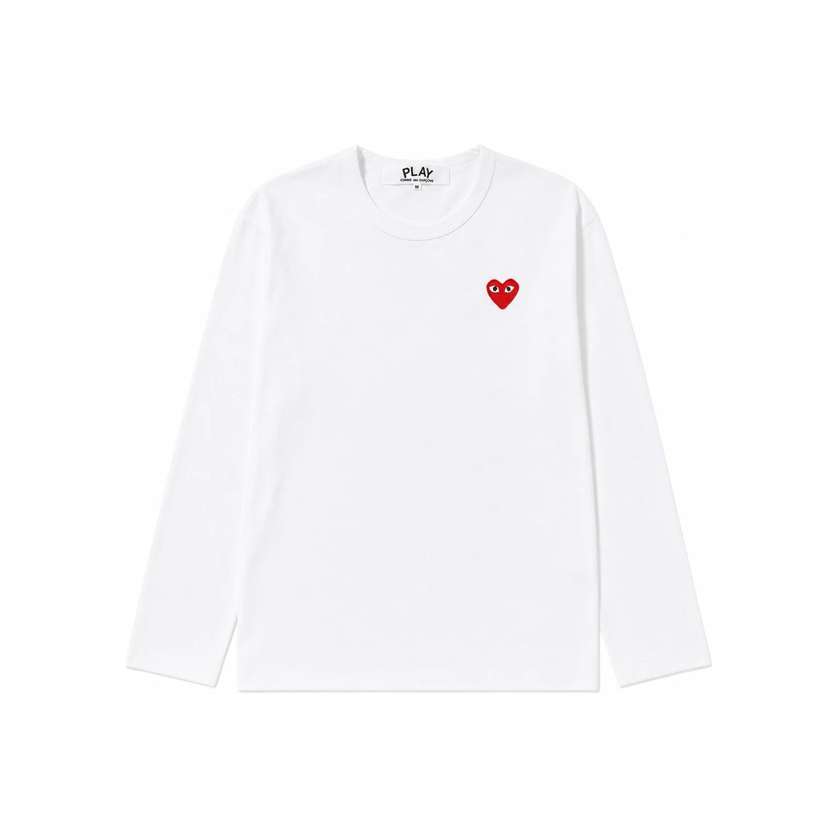 Comme des Garcons Play Red Heart Patch Long Sleeve T-Shirt Unisex AX T118 051 2