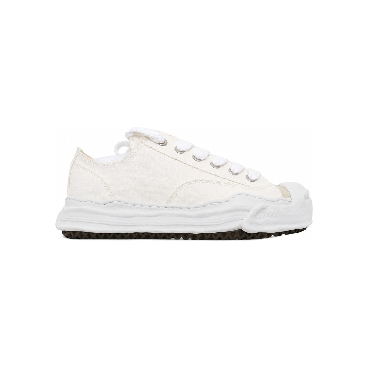 Maison Mihara Yasuhiro White Hank Original Sole Low-Top Sneakers