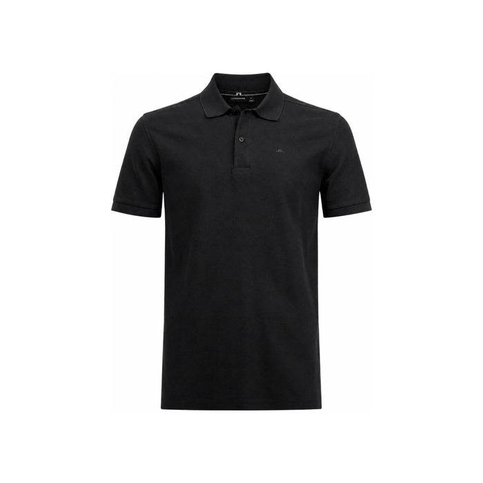 J LINDEBERG Troy Pique Black Men’s Polo Shirt