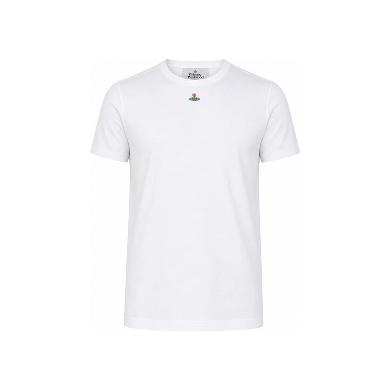Vivienne Westwood Peru ORB Logo Yellow T-Shirt Unisex Cotton