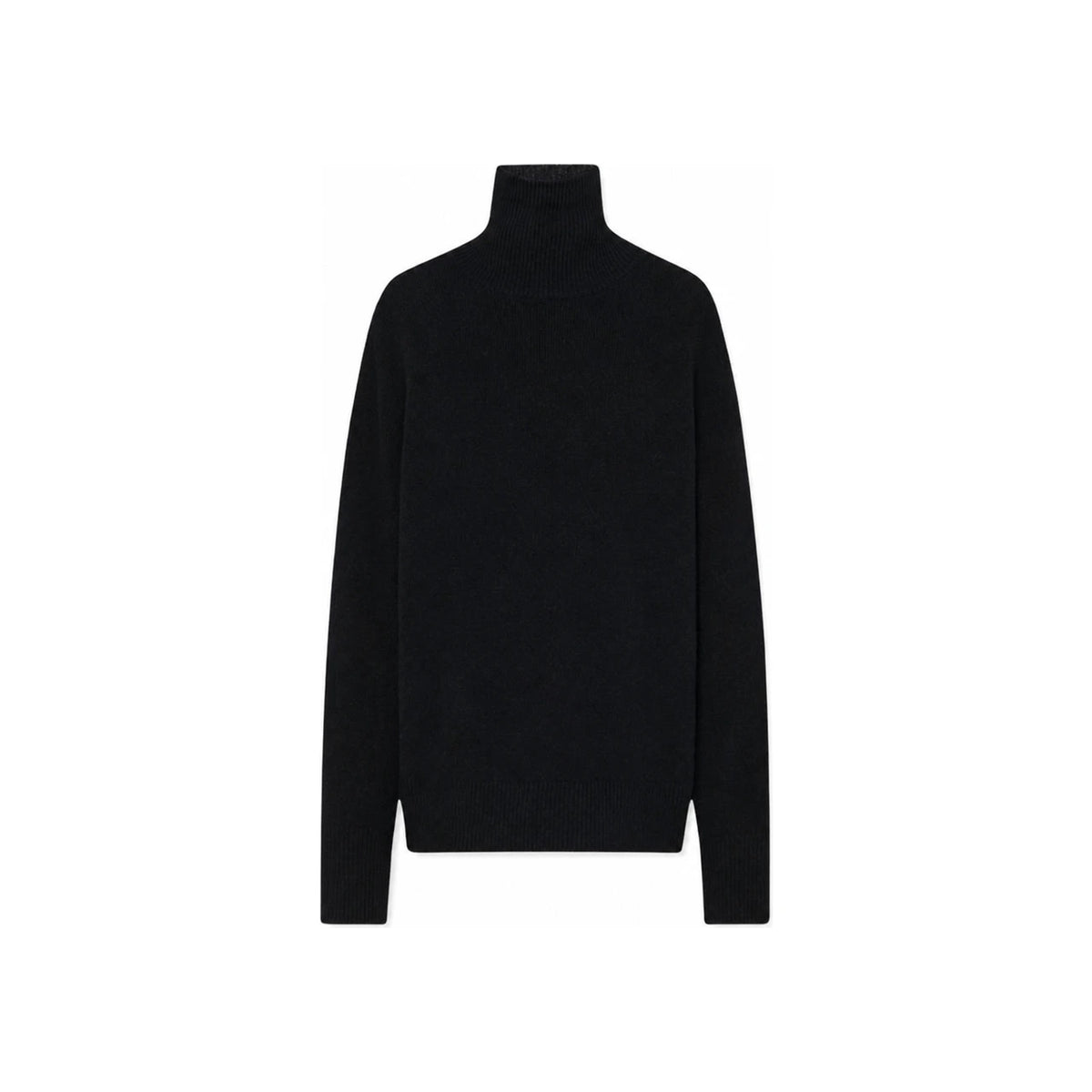 The Row Stepny Wool Cashmere Turtleneck Sweater 5583Y184 BLK