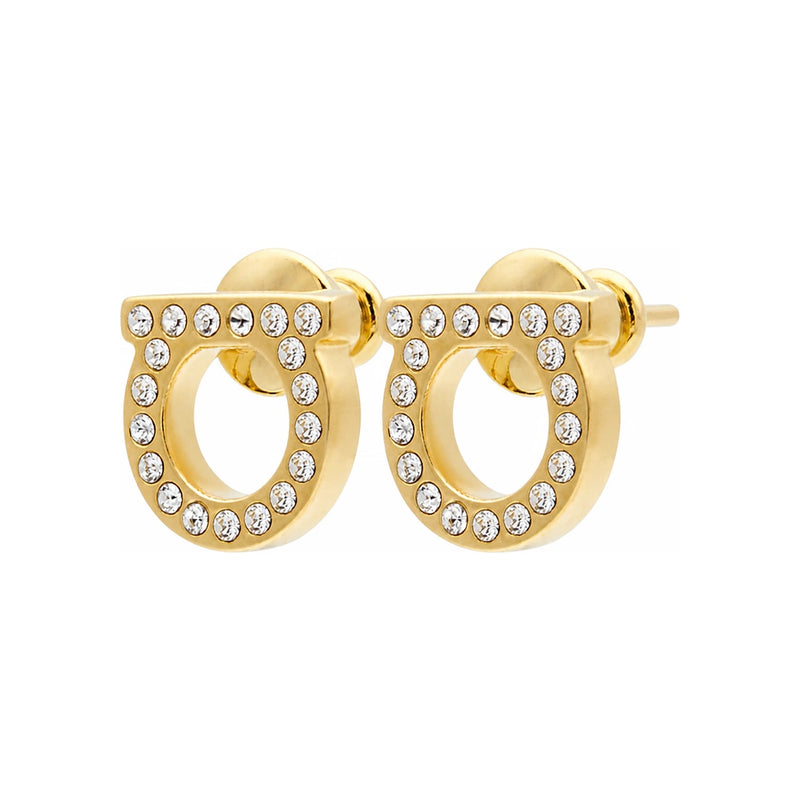 Ferragamo Gancini Crystal Small Women's Earrings 0123 001 0696576