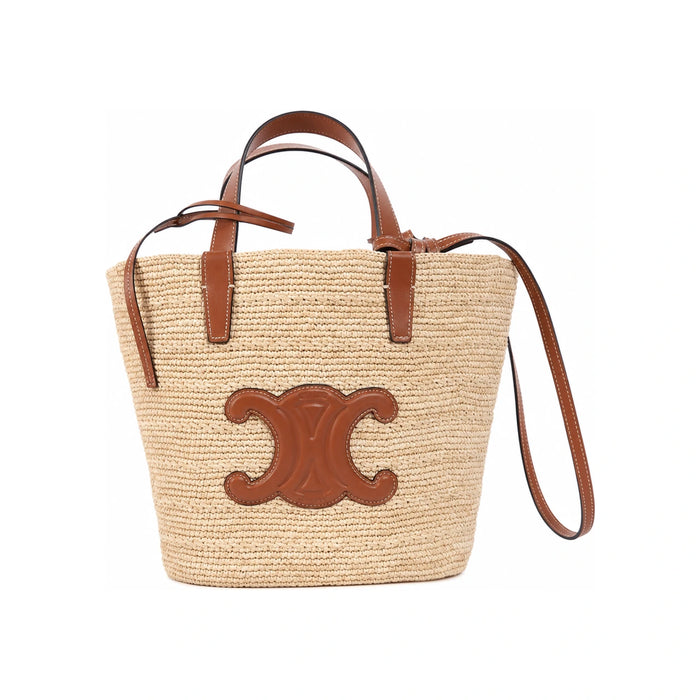 CELINE Triomphe Teen Supple Classic Panier Shoulder Bag