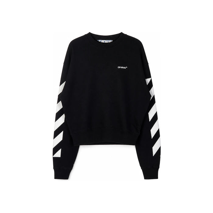 OFF WHITE Men's Diagonal Sleeve Logo Sweatshirt OMBA058C99FLE0011001 1